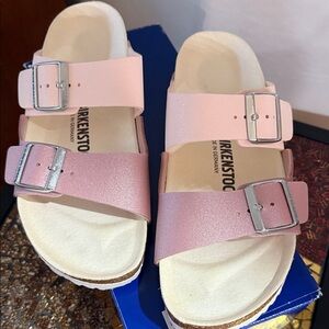 Birkenstock Ladies Light Pink Sandals-Sz 9 N